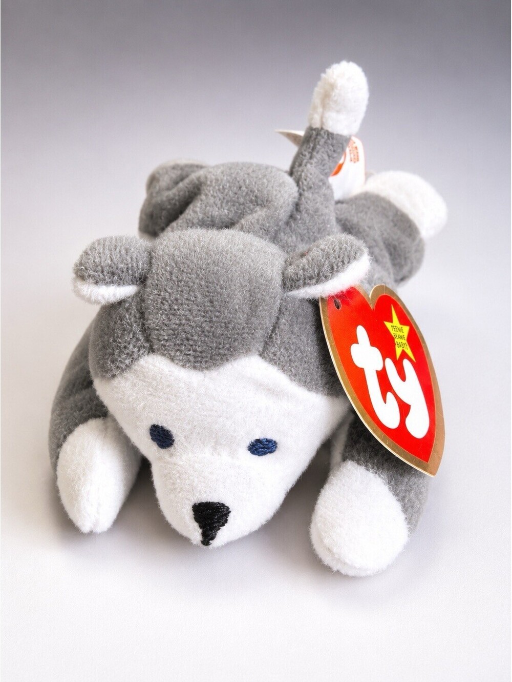 NWT Ty 1990s Nook The Husky Teenie Beanie Baby, 5x2”, FREE SHIPPING